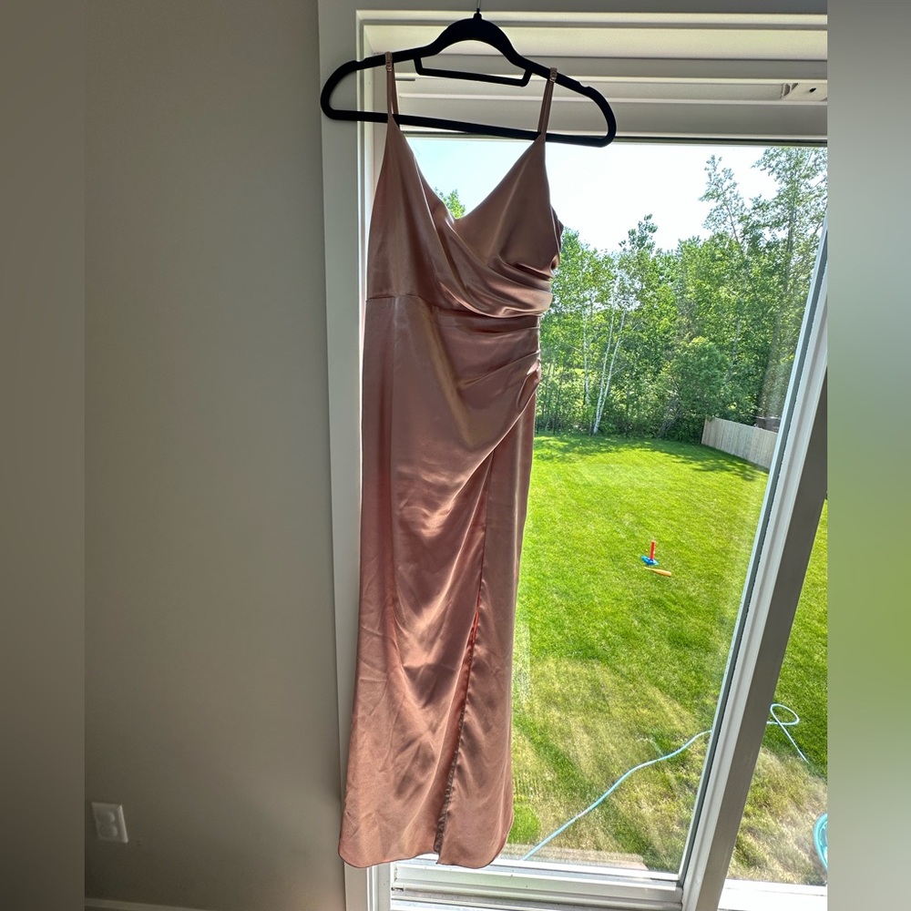 Birdy Grey Pink Satin Dress